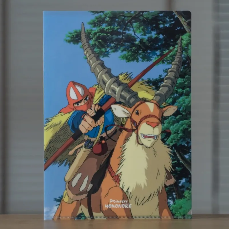 Maison Ghibli A4 size Clear Folder Ashitaka and Yakul - Princess Mononoke | Storage