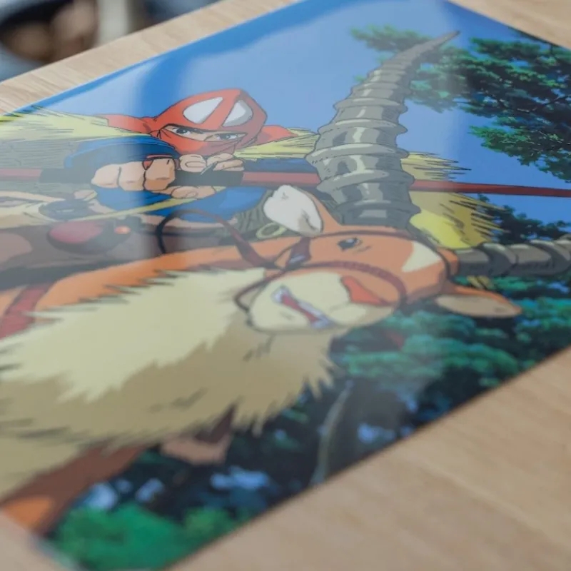 Maison Ghibli A4 size Clear Folder Ashitaka and Yakul - Princess Mononoke | Storage