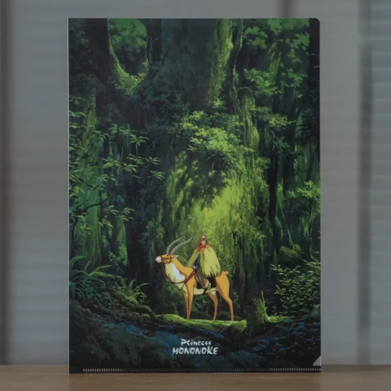 Maison Ghibli A4 size Clear Folder Ashitaka in the woods - Princess Mononoke | Storage