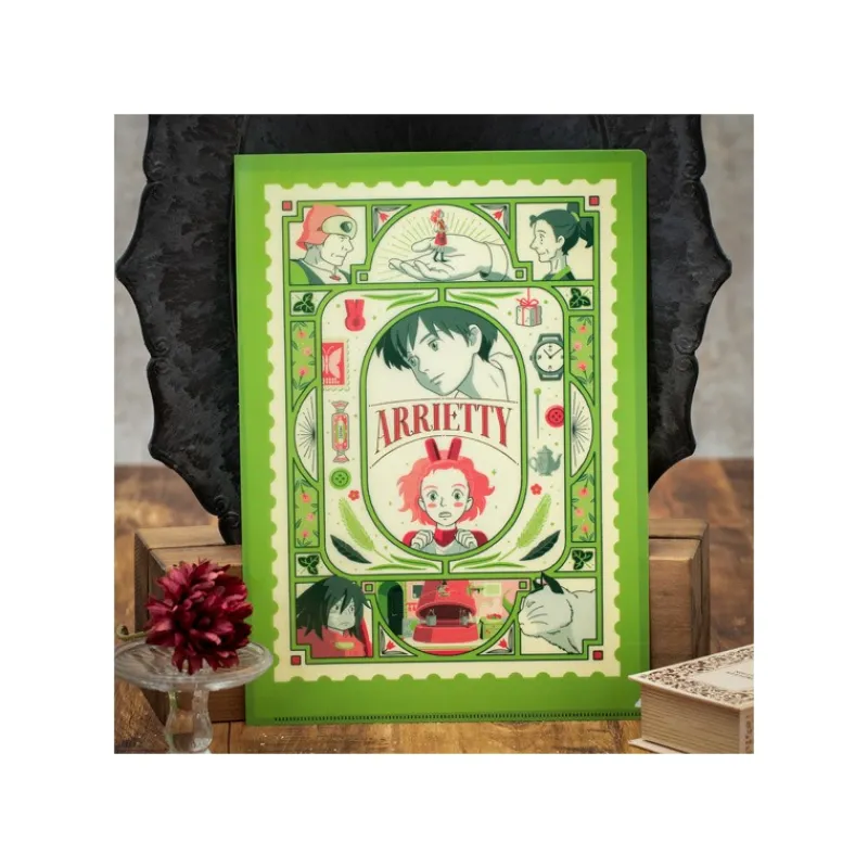 Maison Ghibli Art Déco Clear Folder A4 - Arrietty | Storage