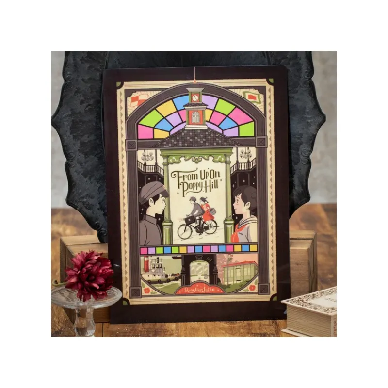 Maison Ghibli Art Déco Clear Folder A4 - From Up on Poppy Hill | Storage