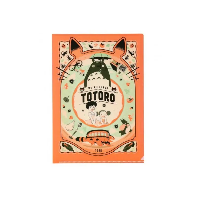 Maison Ghibli Art Déco Clear Folder A4 - My Neighbor Totoro | Storage