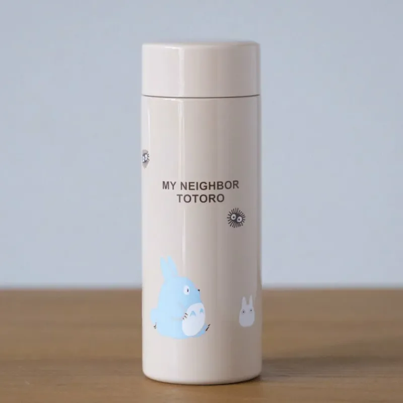 Maison Ghibli Beige Thermos Bottle 300ml Forest stroll - My Neighbor Totoro | Kitchenware