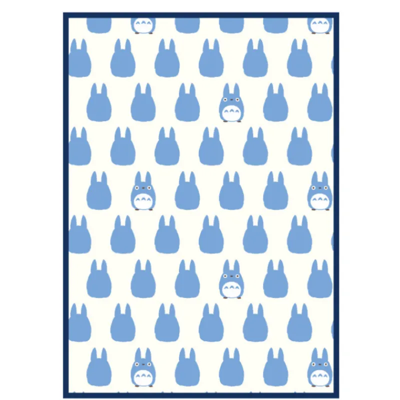 Maison Ghibli Blanket Middle Totoro silhouette 100x140 cm - My Neighbor Totoro | Household Linen