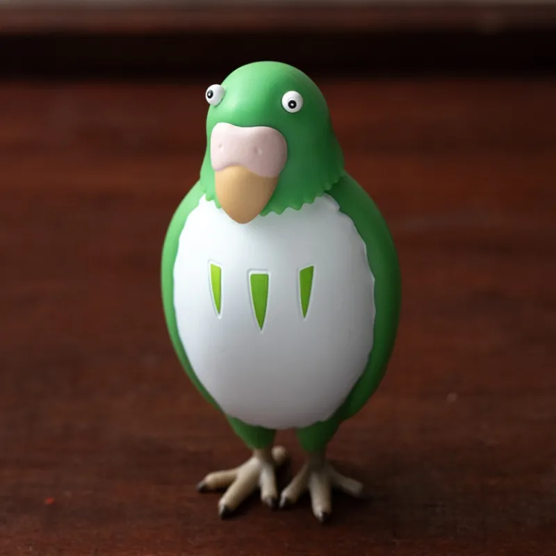 Maison Ghibli Bobble head Figurine Green Parakeet - The Boy and the Heron | Toys