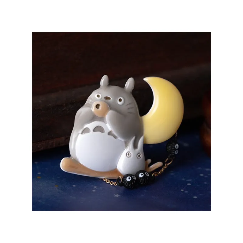 Maison Ghibli Brooch Totoro Ocarina under the moon - My Neighbor Totoro | Pins
