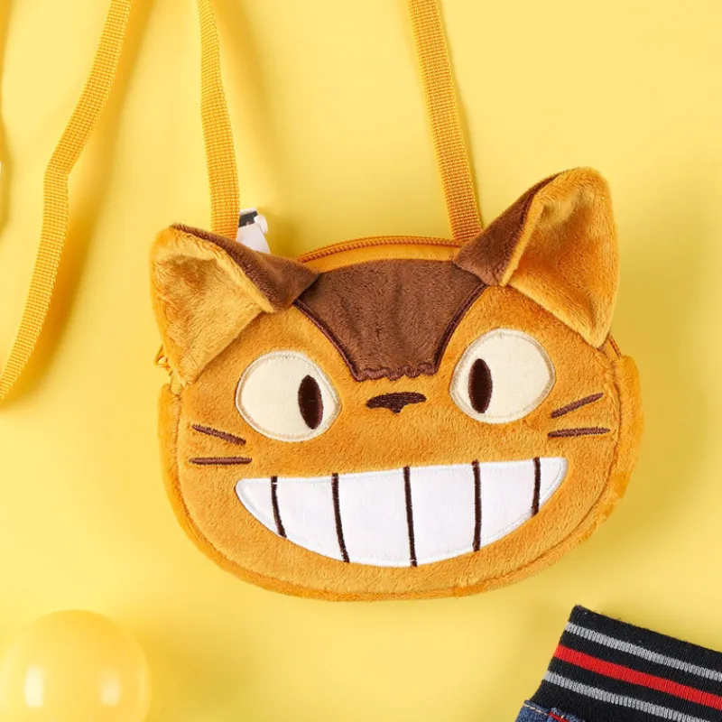 Maison Ghibli Catbus Plush Pouch 11,5 x 15,5 x 2 cm - My Neighbor Totoro | Bags