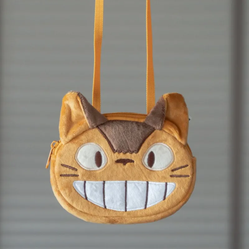 Maison Ghibli Catbus Plush Pouch 11,5 x 15,5 x 2 cm - My Neighbor Totoro | Bags