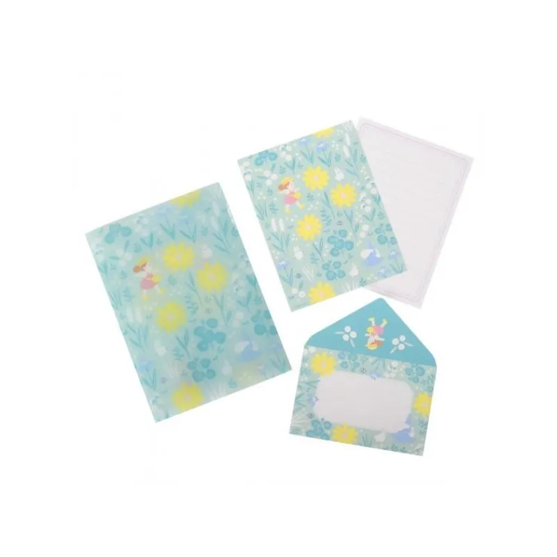 Maison Ghibli Clear Folder & Letter Set Buttercup - My Neighbor Totoro | Postcards And Letter Papers
