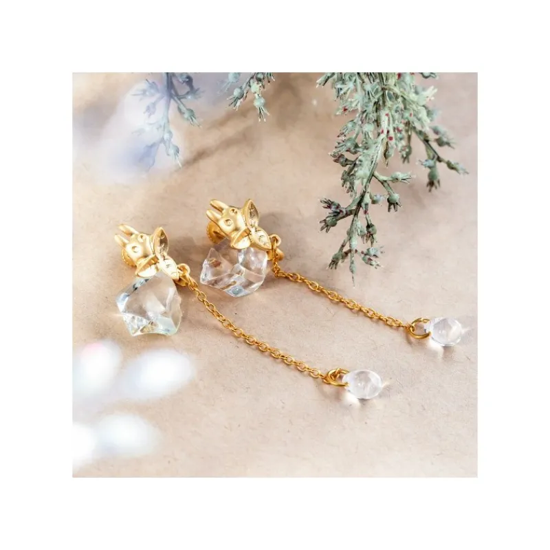 Maison Ghibli Clipped Earrings Small Totoro Drop Series - My Neighbor Totoro | Jewellery