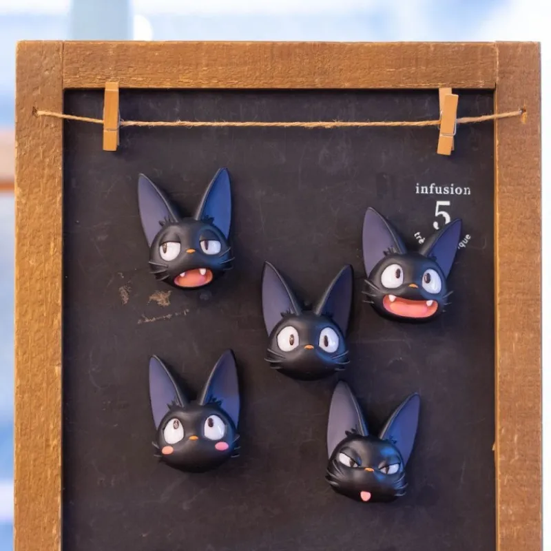 Maison Ghibli Collection Jiji Assorted 6 Magnets - Kiki's Delivery Service | Magnets