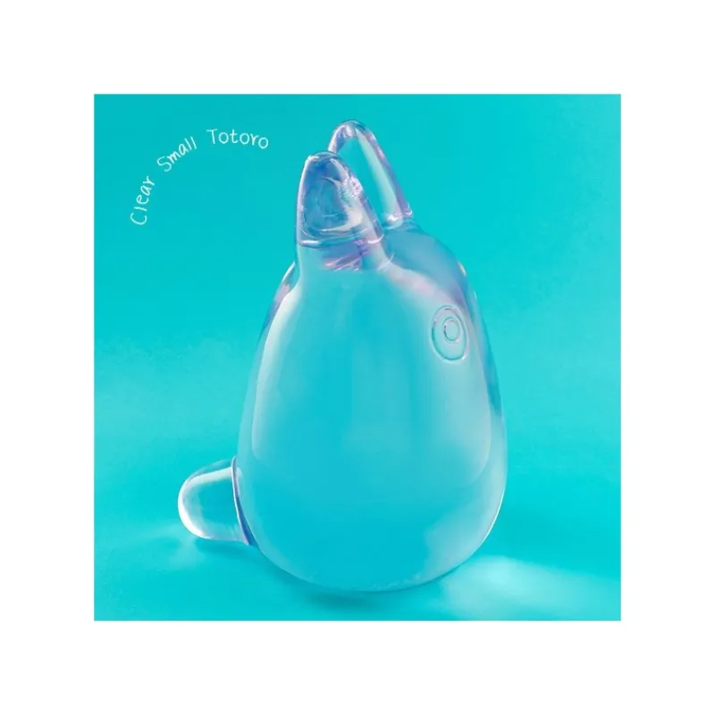 Maison Ghibli Crystal Figurine Transparent Small Totoro Purple - My Neighbor Totoro | Statues