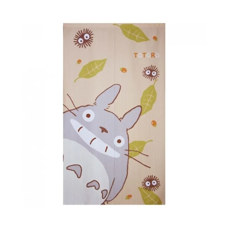 Maison Ghibli Curtains Totoro and Soot Sprites - My Neighbor Totoro | Wall Decoration