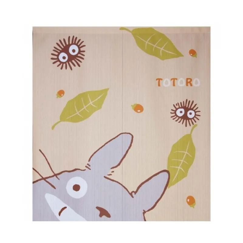 Maison Ghibli Curtains Totoro and Soot Sprites - My Neighbor Totoro | Wall Decoration
