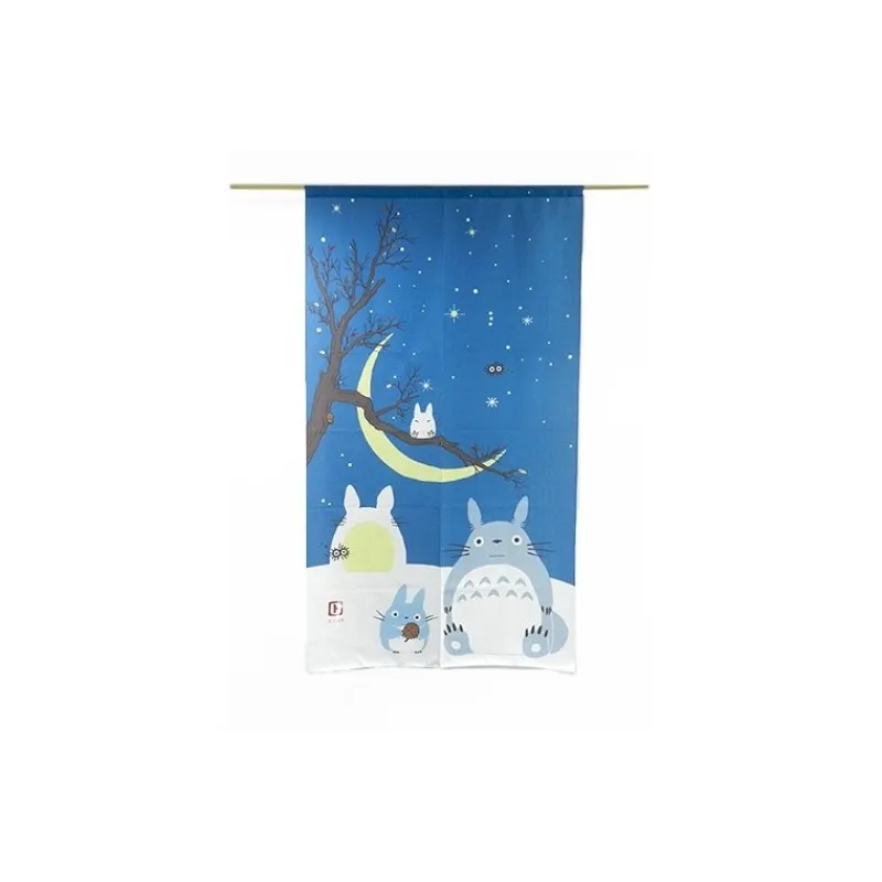 Maison Ghibli Curtains Totoro Winter Sky - My Neighbor Totoro | Wall Decoration