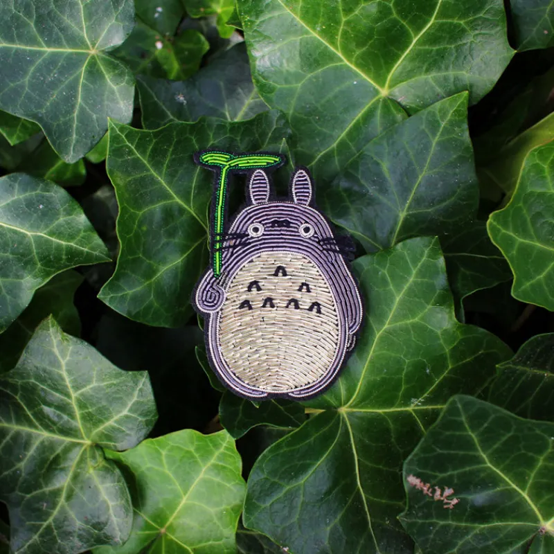 Maison Ghibli Embroidered Jewel Brooch Big Totoro - My Neighbor Totoro | Pins