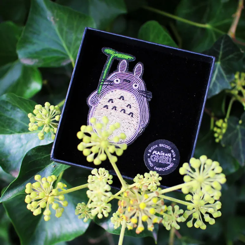 Maison Ghibli Embroidered Jewel Brooch Big Totoro - My Neighbor Totoro | Pins