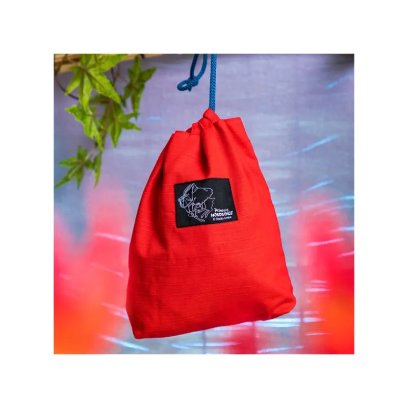 Maison Ghibli Embroidered pouch with cord Ashitaka - Princess Mononoke | Bags