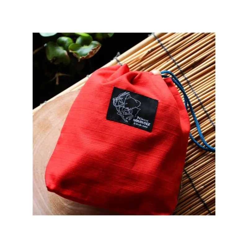 Maison Ghibli Embroidered pouch with cord Ashitaka - Princess Mononoke | Bags