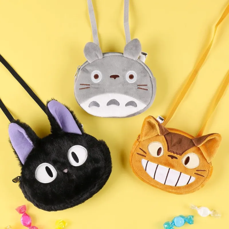 Maison Ghibli Face Pocket Pouch Jiji 12,1 x 15,5 x 2 cm - Kiki's Delivery Service | Bags