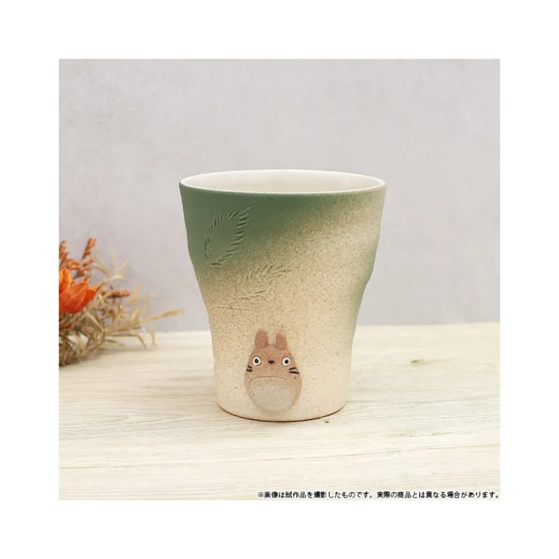 Maison Ghibli Green hand made Shigaraki ware Cup Totoro - My Neighbor Totoro | Kitchenware
