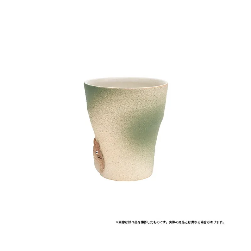 Maison Ghibli Green hand made Shigaraki ware Cup Totoro - My Neighbor Totoro | Kitchenware