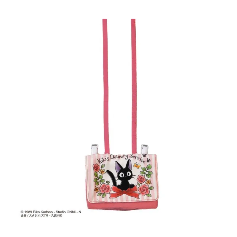 Maison Ghibli Jiji with ribbons Pochette 11 x 14,5 x 3 cm - Kiki's Delivery Service | Accessories