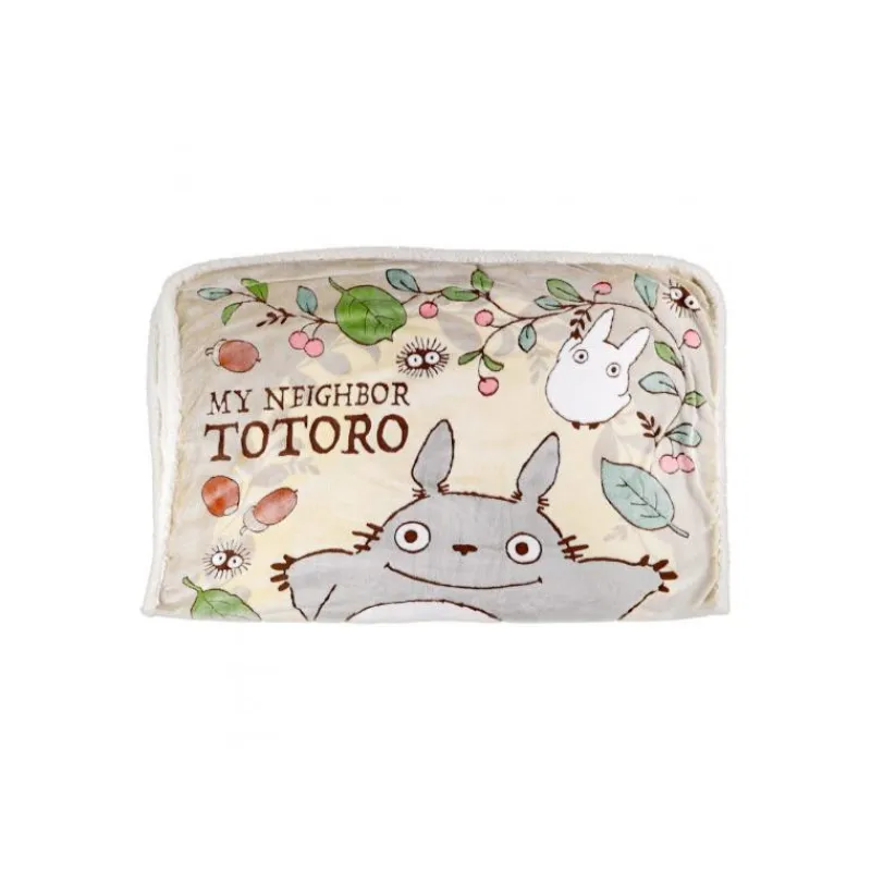 Maison Ghibli Long blanket Rosehips and hazelnuts 200x140 cm - My Neighbor Totoro | Household Linen