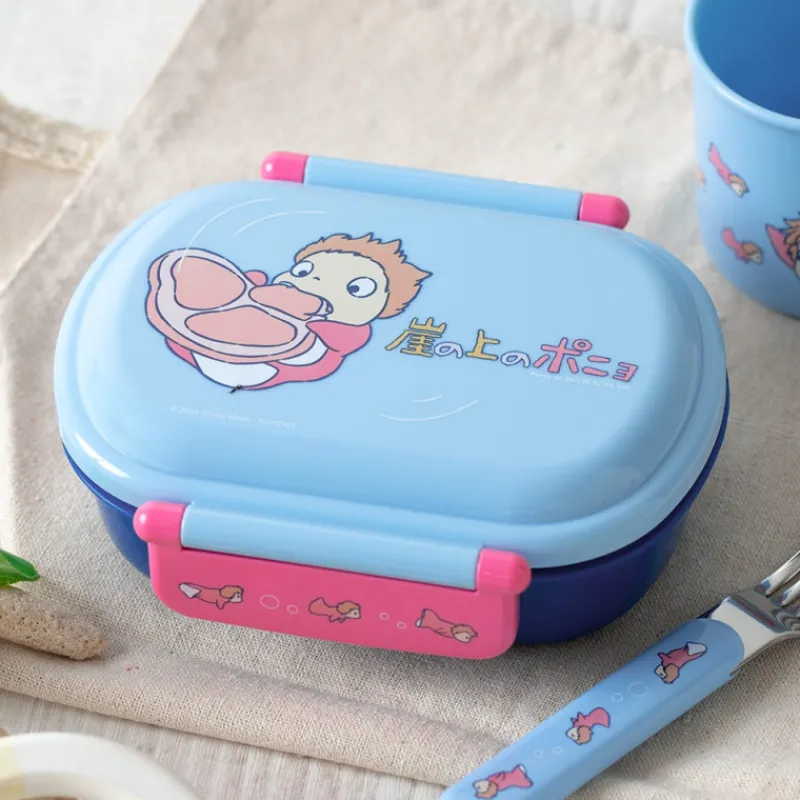 Maison Ghibli Lunch box 2 locks Ponyo in the ocean - Ponyo on the Cliff | Kitchenware