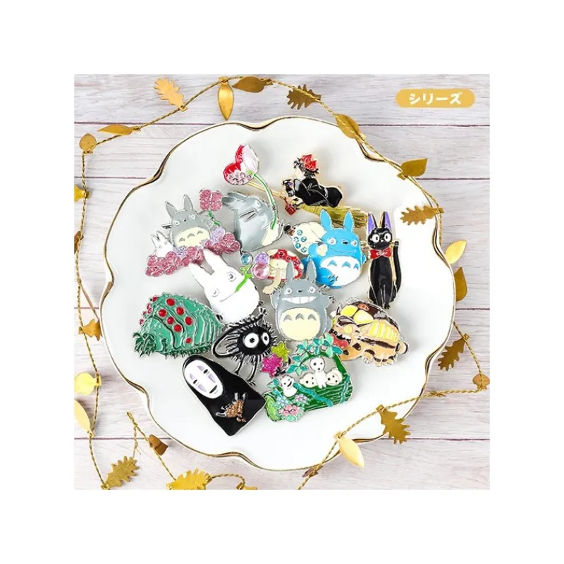 Maison Ghibli Metal Brooch Big and Small Totoro  - My Neighbor Tororo | Pins