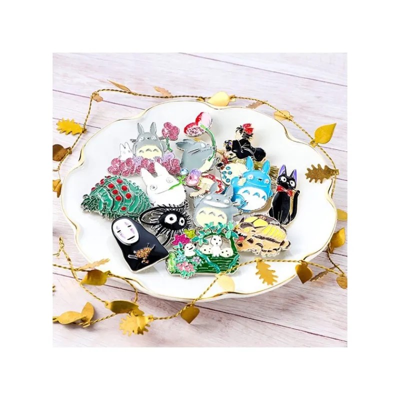 Maison Ghibli Metal Brooch Big and Small Totoro  - My Neighbor Tororo | Pins