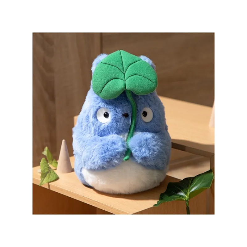 Maison Ghibli Nakayoshi Plush Medium Totoro with leaf - My Neighbor Totoro | Nakayoshi Plush