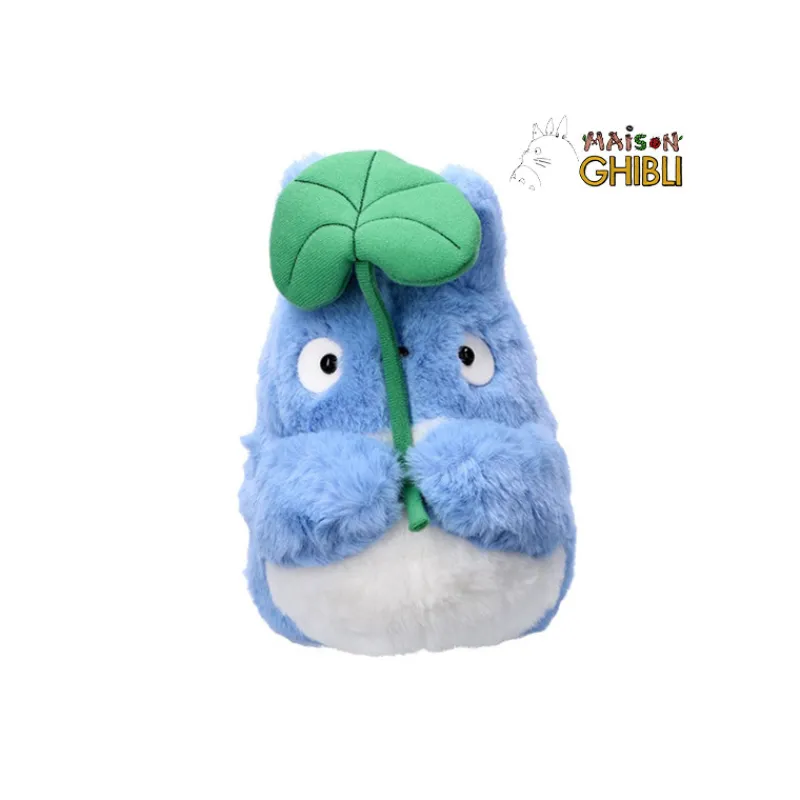 Maison Ghibli Nakayoshi Plush Medium Totoro with leaf - My Neighbor Totoro | Nakayoshi Plush