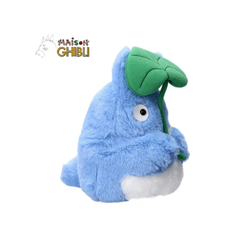 Maison Ghibli Nakayoshi Plush Medium Totoro with leaf - My Neighbor Totoro | Nakayoshi Plush