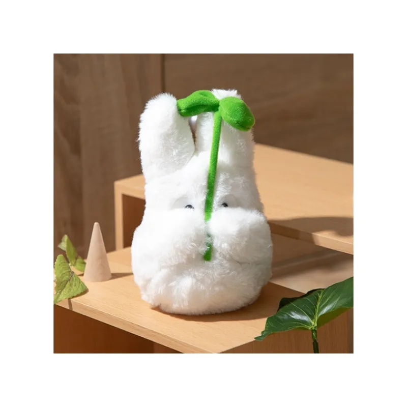 Maison Ghibli Nakayoshi Plush Small Totoro with leaf - My Neighbor Totoro | Nakayoshi Plush