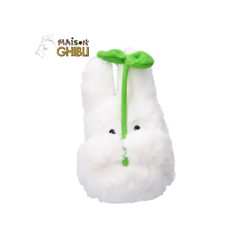 Maison Ghibli Nakayoshi Plush Small Totoro with leaf - My Neighbor Totoro | Nakayoshi Plush