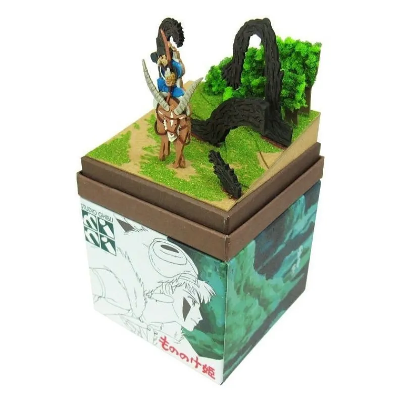 Maison Ghibli Paper Craft Howl's Ashitaka in the forest - Princess Mononoke | Arts And Crafts