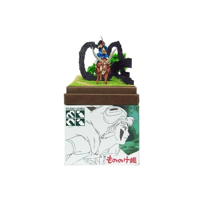Maison Ghibli Paper Craft Howl's Ashitaka in the forest - Princess Mononoke | Arts And Crafts