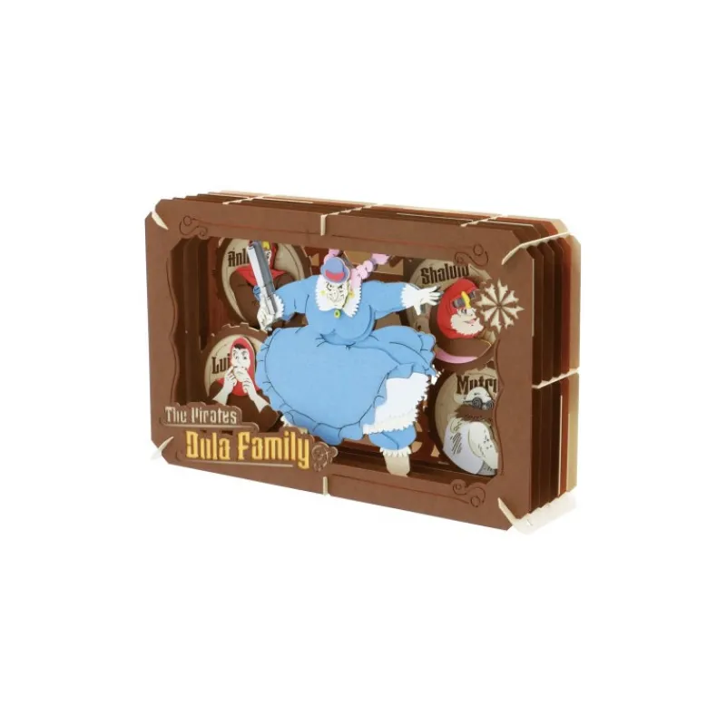 Maison Ghibli Paper Theater Dora’s Pirate Family - Castle in the Sky | Arts And Crafts