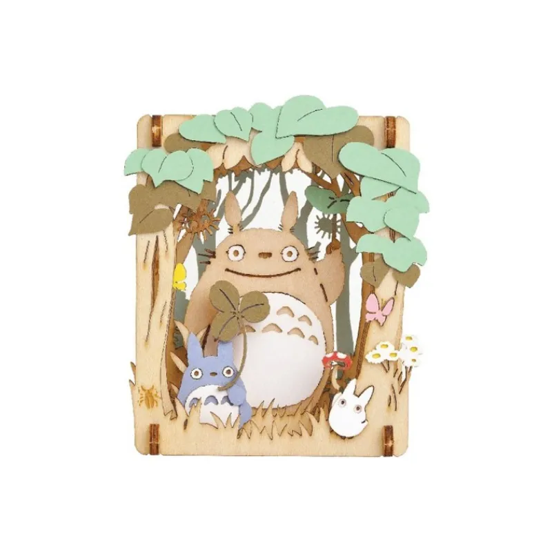 Maison Ghibli Paper Theater Wood Style Totoro Dondoko - My Neighbor Totoro | Arts And Crafts