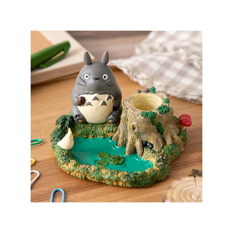 Maison Ghibli Pencil holder figurines Totoro by the pond - My Neighbor Totoro | Jewellery Boxes
