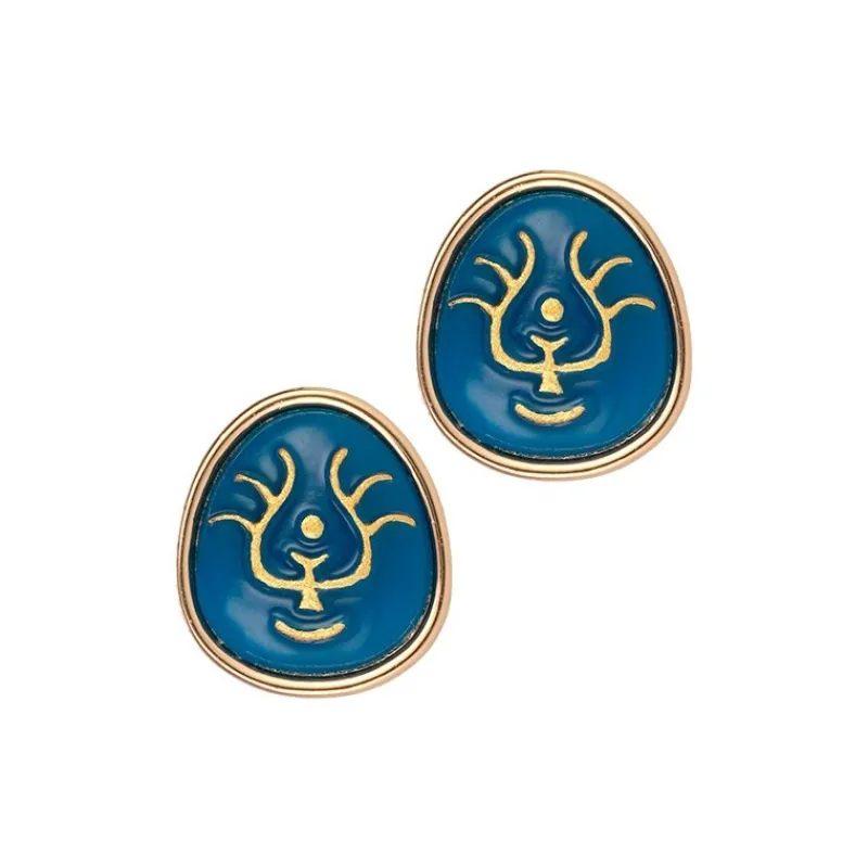Maison Ghibli Pierced earrings Accessory series Volucite crystal - Castle in the Sk | Jewellery