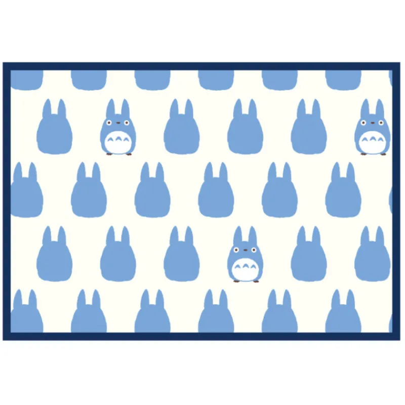 Maison Ghibli Plaid Middle Totoro Silhouette 70x100 cm - My Neighbor Totoro | Household Linen