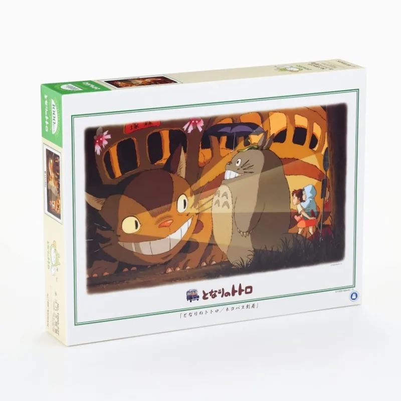 Maison Ghibli Puzzle 1000P Catbus in the night - My Neighbor Totoro | Jigsaw Puzzle