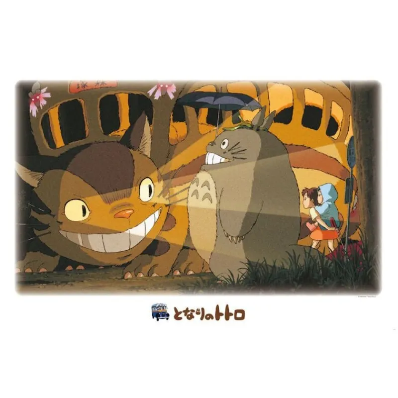 Maison Ghibli Puzzle 1000P Catbus in the night - My Neighbor Totoro | Jigsaw Puzzle