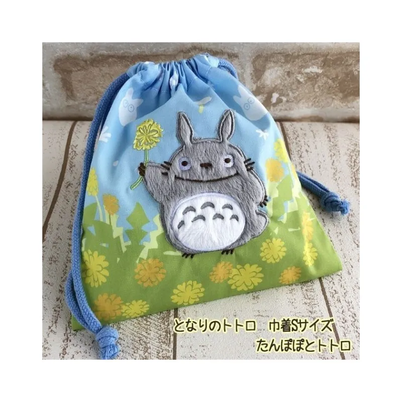 Maison Ghibli Satchel with lanyard Totoro flowers 20 x 19 cm - My Neighbor Totoro | Bags