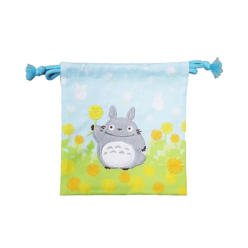 Maison Ghibli Satchel with lanyard Totoro flowers 20 x 19 cm - My Neighbor Totoro | Bags