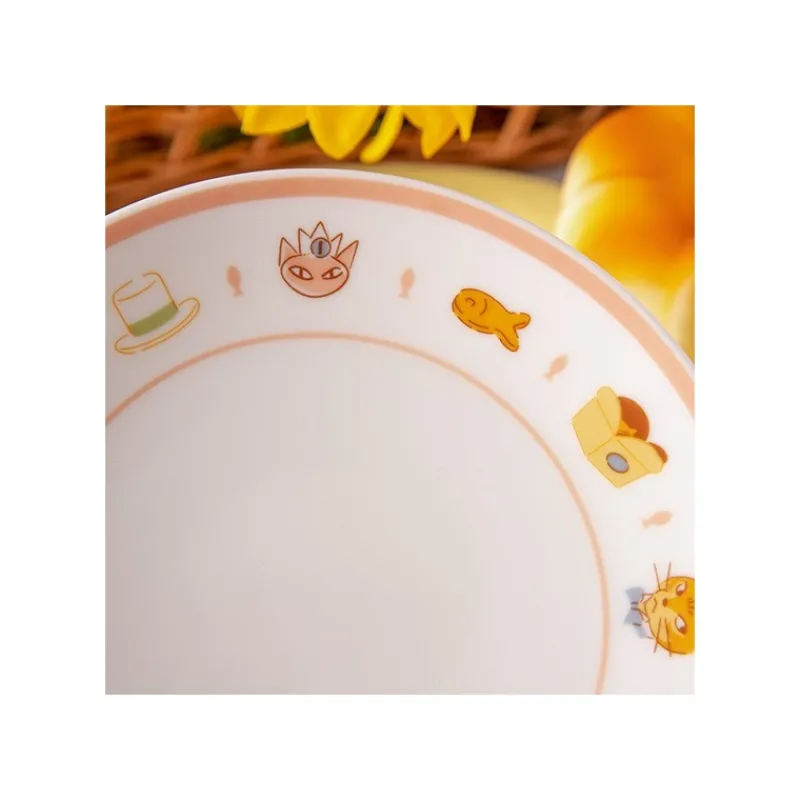 Maison Ghibli Tea time & Cat Plate - The Cat Returns | Kitchenware