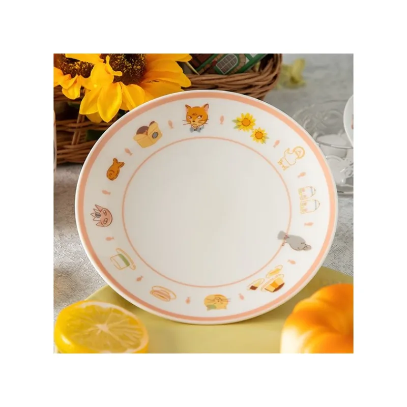 Maison Ghibli Tea time & Cat Plate - The Cat Returns | Kitchenware