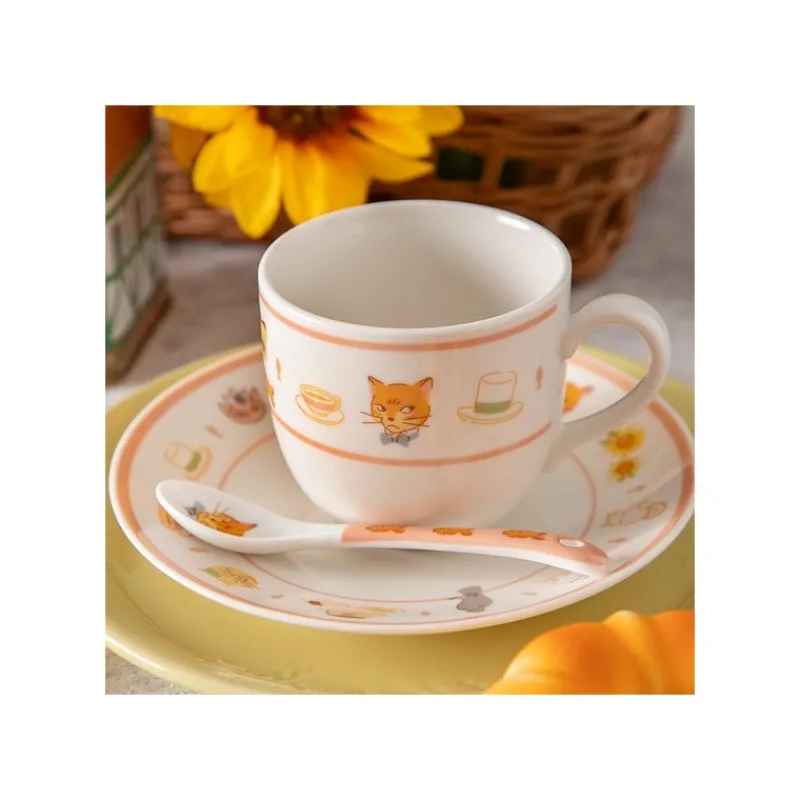 Maison Ghibli Tea time & Cat Plate - The Cat Returns | Kitchenware